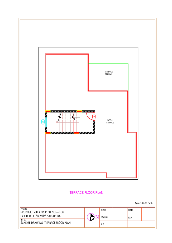 Type-C Terrace Floor Plan